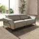 Canapele - Canapea 3 locuri design italian, Functia Relax, Cowhide sand