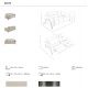 Canapele - Canapea 2 locuri design italian, Functia Relax, Cowhide sand