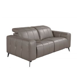 Canapea 2 locuri design italian, Functia Relax, Cowhide gri