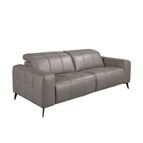 Canapele - Canapea 3 locuri design italian, Functia Relax, Cowhide gri