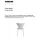 Articole pentru copii - Set de 4 scaune pentru copii de exterior / interior design modern premium Love mini