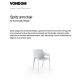 Scaune - Set de 4 Scaune moderne cu brate de exterior / interior design premium SPRITZ ARMCHAIR