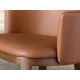 Scaune Bar - Scaun de bar design LUX, Nuc, Piele sintetica, Brown