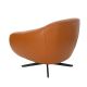 Fotolii - Fotoliu pivotant design LUX, Piele naturala, Cowhide maro