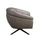Fotolii - Fotoliu pivotant design LUX, Piele naturala, Cowhide gri