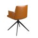 Scaune - Scaun pivotant design LUX, Piele sintetica, Cognac brown