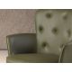 Scaune - Scaun pivotant design LUX, Piele sintetica, Dark green