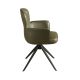 Scaune - Scaun pivotant design LUX, Piele sintetica, Dark green
