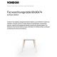 Masa design modern premium FAZ WOOD, 90x90cm