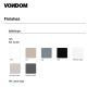 Mese dining - Masa design modern premium FAZ WOOD, 100x100cm