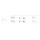 Mese dining - Masa rotunda design modern premium FAZ WOOD, 140cm