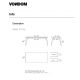 Mese dining - Masa design modern premium FAZ WOOD, 200x90cm