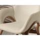 Scaune - Scaun modern design italian, Lemn, Tesatura, Beige
