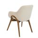 Scaune - Scaun modern design italian, Lemn, Tesatura, Beige