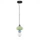 Pendul LED decorativ ceramic Verde, Albastru, Alb, ONETA