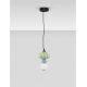 Pendule, Lustre suspendate - Pendul LED decorativ ceramic Verde, Albastru, Alb, ONETA