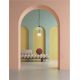 Pendule, Lustre suspendate - Pendul LED decorativ ceramic Verde, Albastru, Alb, ONETA