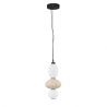 Pendul LED decorativ ceramic Bej, Alb, ONETA