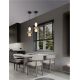 Pendule, Lustre suspendate - Pendul LED decorativ ceramic Bej, Alb, ONETA