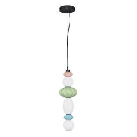 Pendule, Lustre suspendate - Pendul LED decorativ ceramic Verde, Albastru, Alb, Roz, ONETA
