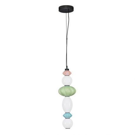 Pendule, Lustre suspendate - Pendul LED decorativ ceramic Verde, Albastru, Alb, Roz, ONETA
