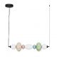 Pendule, Lustre suspendate - Pendul LED decorativ ceramic Verde, Albastru, Alb, Roz, Bej, ONETA