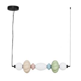 Pendule, Lustre suspendate - Pendul LED decorativ ceramic Verde, Albastru, Alb, Roz, Bej, ONETA