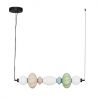 Pendul LED decorativ ceramic Verde, Albastru, Alb, Roz, Bej, ONETA
