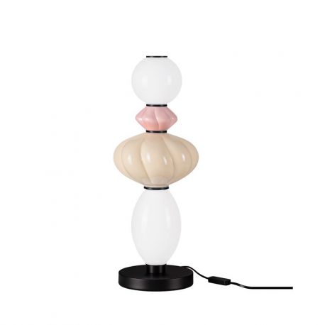 Veioze - Veioza LED decorativa ceramica Alb, Roz, Bej, ONETA