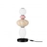 Veioza LED decorativa ceramica Alb, Roz, Bej, ONETA