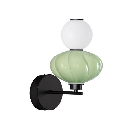 Aplice, corpuri de iluminat pentru pereti - Aplica de perete LED decorativa ceramica Alb, Verde, ONETA