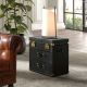 Masute Living - Cufar LUX design italian Black leather
