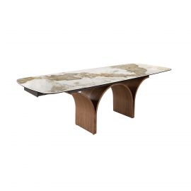 Masa extensibila deosebita design LUX Marble 180-260x100cm