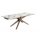 Masa extensibila deosebita design LUX Marble 160-240x100cm