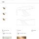 Mese dining - Masa ovala design LUX Marble 110x240cm