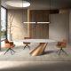Mese dining - Masa ovala design LUX Marble 110x240cm