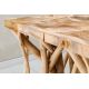 Masute Living - Masuta laterala, lemn de tec, design stilt, Driftwood 60cm