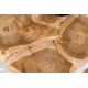 Masute Living - Masuta laterala, lemn de tec, design stilt, Driftwood 60cm