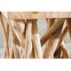 Masute Living - Masuta laterala, lemn de tec, design stilt, Driftwood 60cm