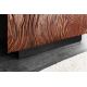 Comode - Comoda, Bufet cu model 3D, Lemn Salcam, Maro, FLUID 110cm