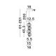 Pendule, Lustre suspendate - Lustra suspendata LED design modern Leda auriu