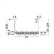 Pendule, Lustre suspendate - Lustra suspendata LED design modern Leda auriu