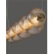 Pendule, Lustre suspendate - Lustra suspendata LED design modern Leda auriu