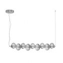 Lustra suspendata LED design modern Leda crom