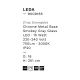 Pendule, Lustre suspendate - Lustra suspendata LED design modern Leda crom
