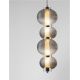 Pendule, Lustre suspendate - Lustra suspendata LED design modern Leda crom