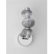 Aplice, corpuri de iluminat pentru pereti - Aplica de perete LED design modern Leda crom