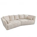 Canapea mare, Tesatura boucle bej sampanie, ROYAL 295cm