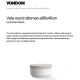Scaune - Taburete de exterior / interior design modern premium VELA OTTOMAN 80cm