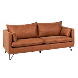 Canapele - Canapea moderna, MIcrofibra, Maro Antic, ROCCO 195cm